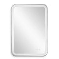 Uttermost Crofton Polished Nickel 22 1/4 x 32 1/4 LED Wall Mirror