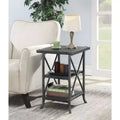 HomeStock Rectangle Metal Table Top End Table 1 -piece