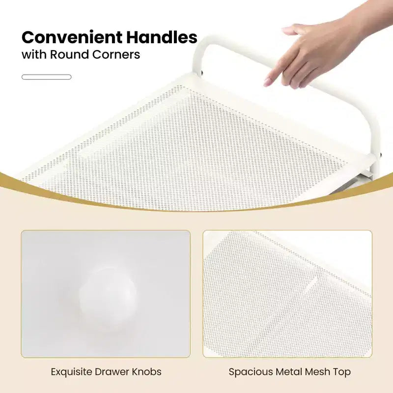 Chariot de rangement à roulettes 12 tiroirs avec tiroirs amovibles et roulettes verrouillables – Blanc, organiseur de bureau