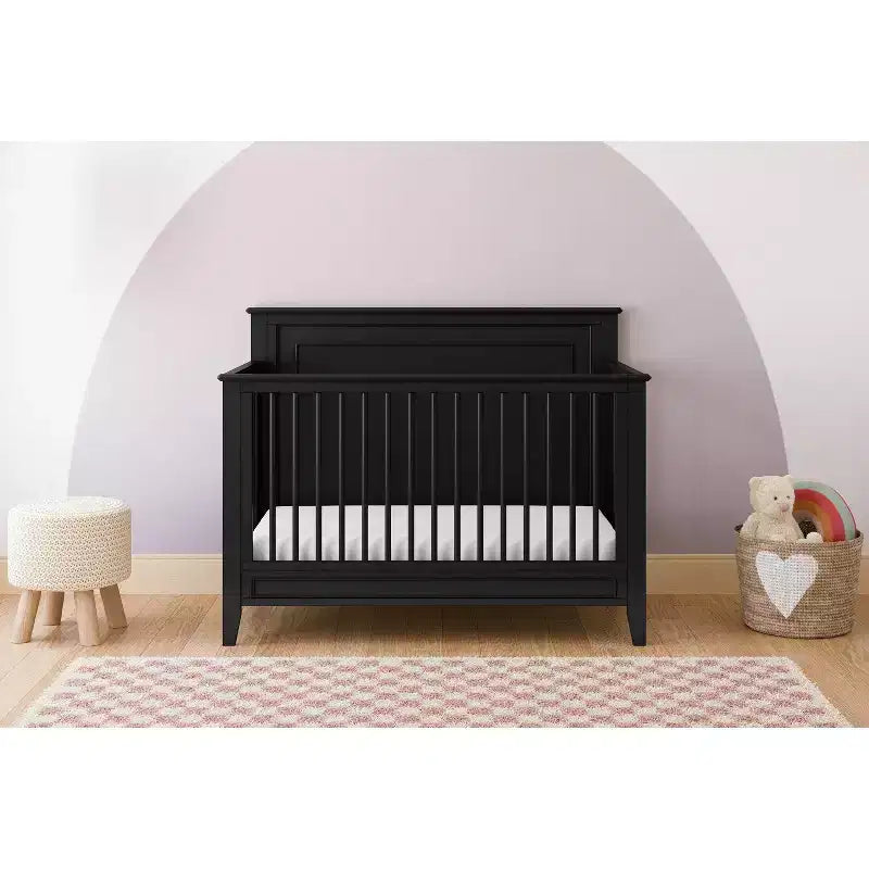 Lit de bébé convertible 5-en-1 – Se transforme en lit pour tout-petit, en lit de repos et en lit double, certifié GREENGUARD Gold