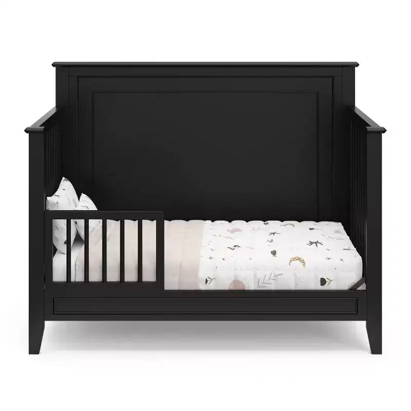 Lit de bébé convertible 5-en-1 – Se transforme en lit pour tout-petit, en lit de repos et en lit double, certifié GREENGUARD Gold