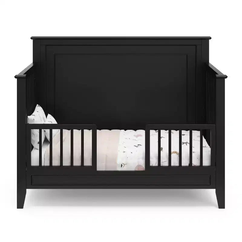 Lit de bébé convertible 5-en-1 – Se transforme en lit pour tout-petit, en lit de repos et en lit double, certifié GREENGUARD Gold