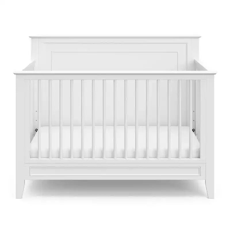 Lit de bébé convertible 5-en-1 – Se transforme en lit pour tout-petit, en lit de repos et en lit double, certifié GREENGUARD Gold
