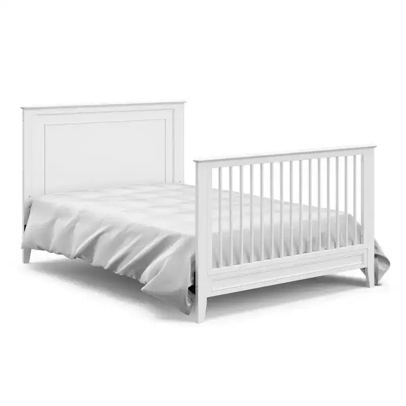 Lit de bébé convertible 5-en-1 – Se transforme en lit pour tout-petit, en lit de repos et en lit double, certifié GREENGUARD Gold