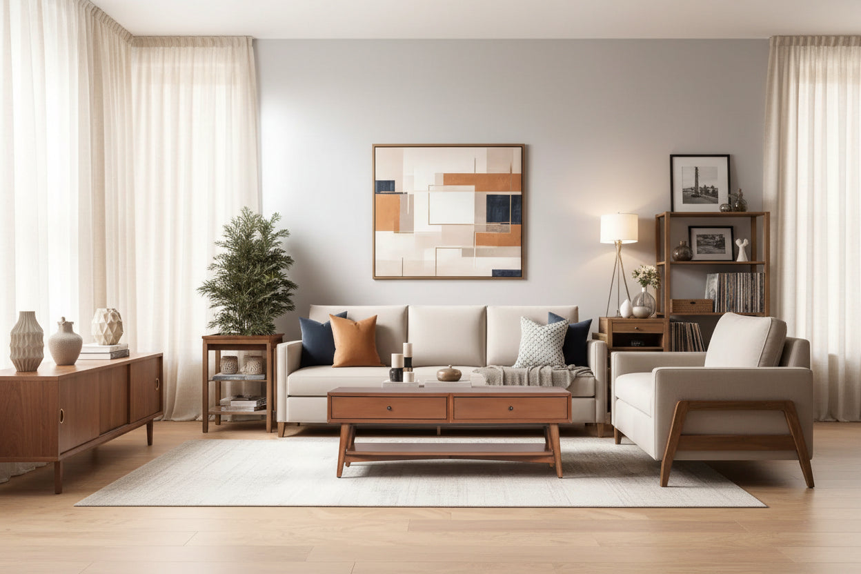 Flynn Coffee Table, Chestnut