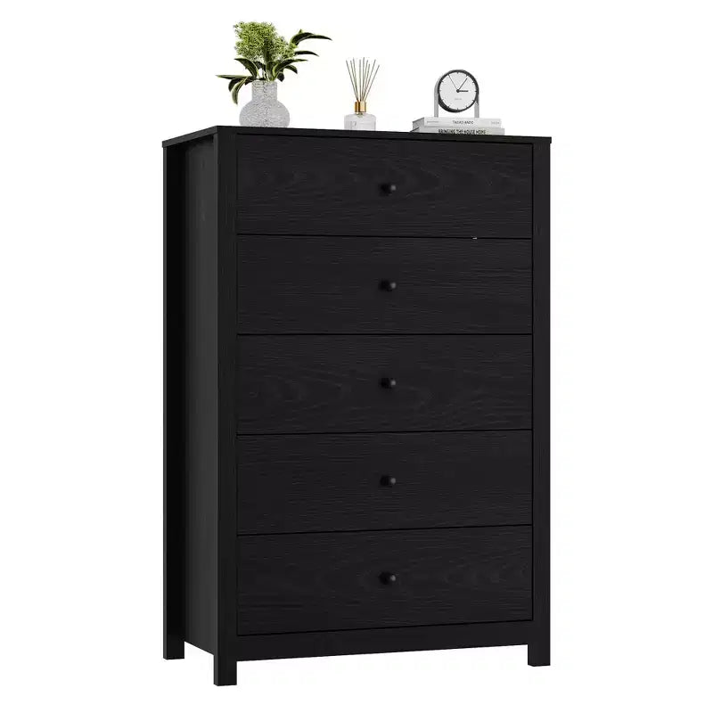 Commode - Commode de Rangement Moderne en Bois avec Tiroirs Profonds
