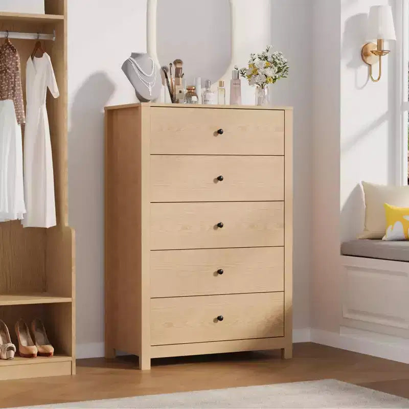 Commode - Commode de Rangement Moderne en Bois avec Tiroirs Profonds