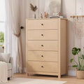 Dresser  Modern Simply Chest of Drawers, Wood Storage Dresser with Deep Drawers